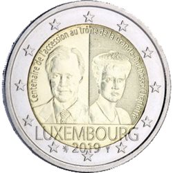2 euros 100 ans accession Charlotte