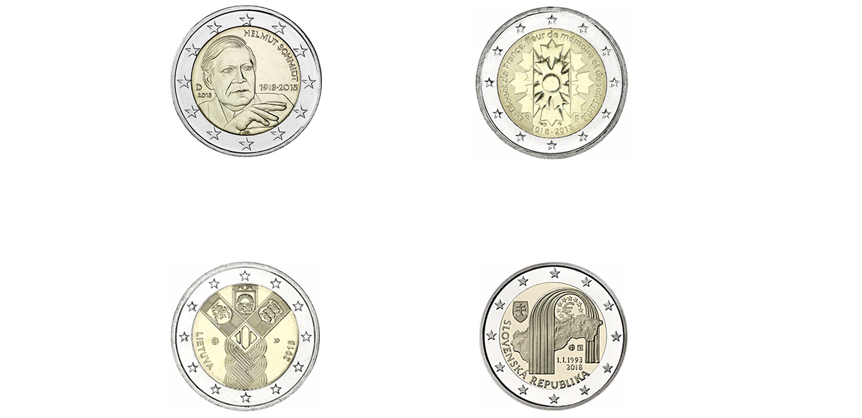 MON.SET COMMEMOR. 2018-2 (SK-DE2-LT-FR)