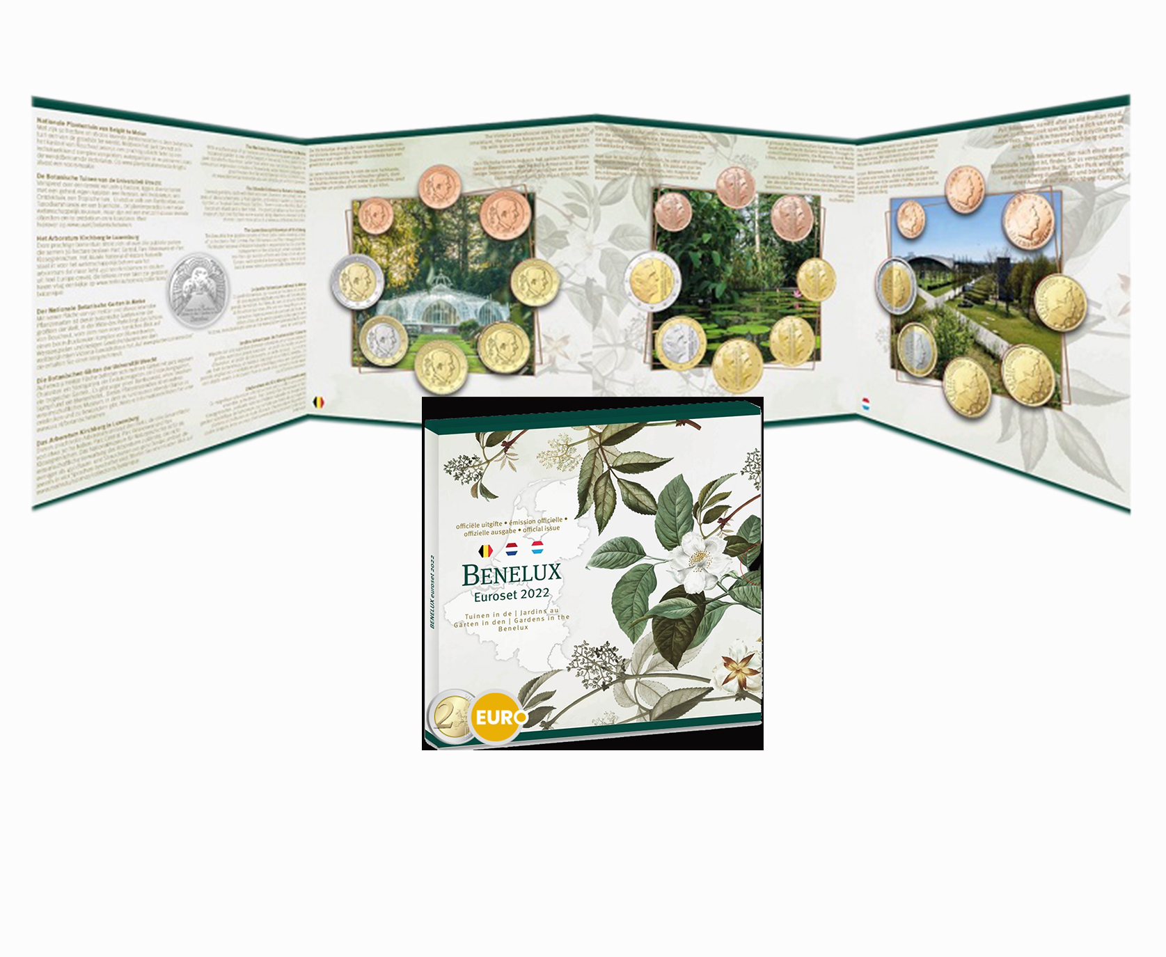 "MONNAIES" Set BENELUX 2022